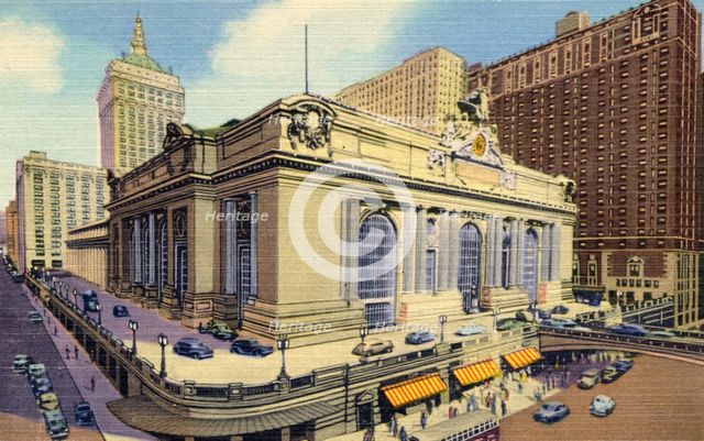 Grand Central Terminal, New York City, New York, USA, 1951. Artist: Unknown