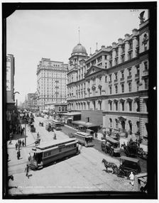 Grand Central Station and Hotel Manhattan, New York, between 1900 and 1906. Creator: Unknown