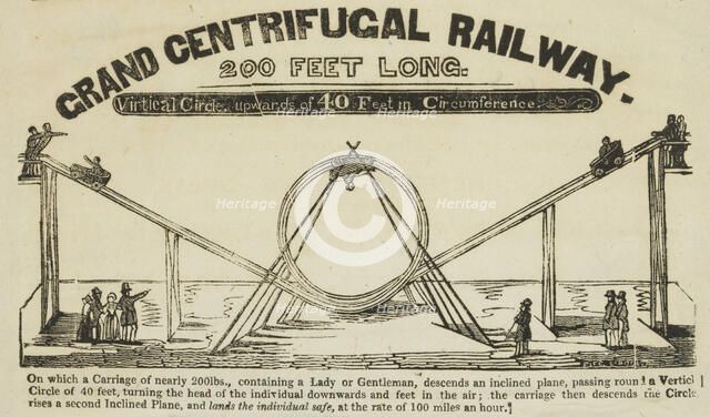 Grand Centrifugal Railway, 1842. Creator: Unknown.