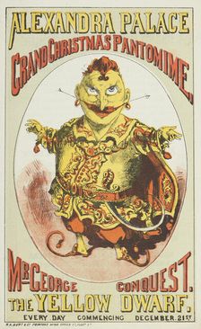 Grand Christmas Pantomime at the Alexandra Palace in London, 1876. Creator: Unknown