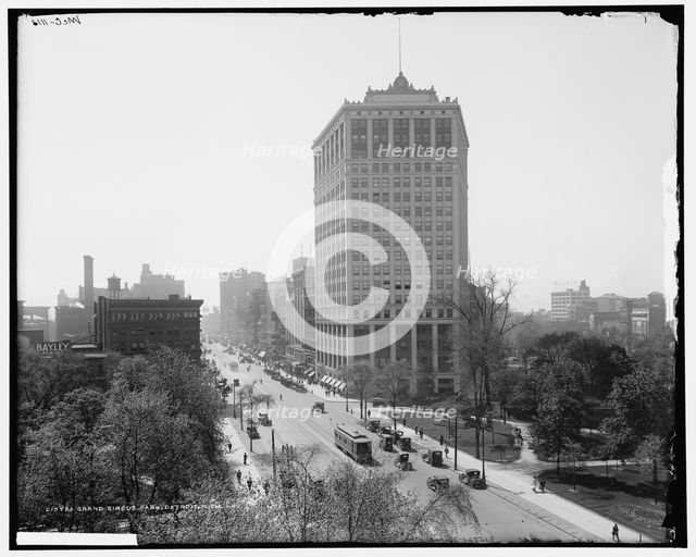 Grand Circus Park, Detroit, Mich., between 1910 and 1915. Creator: Unknown.