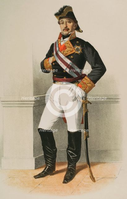 Grand Cross of the Royal and Military Order of Saint Hermenegild, 1865.  Creator: Unknown.