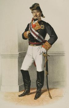 Grand Cross of the Royal and Military Order of Saint Hermenegild, 1865. Creator: Unknown