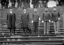 Grand Army of The Republic - Unidentified; Acting Secretary of War Oliver; Acting Chief..., 1910. Creator: Harris & Ewing
