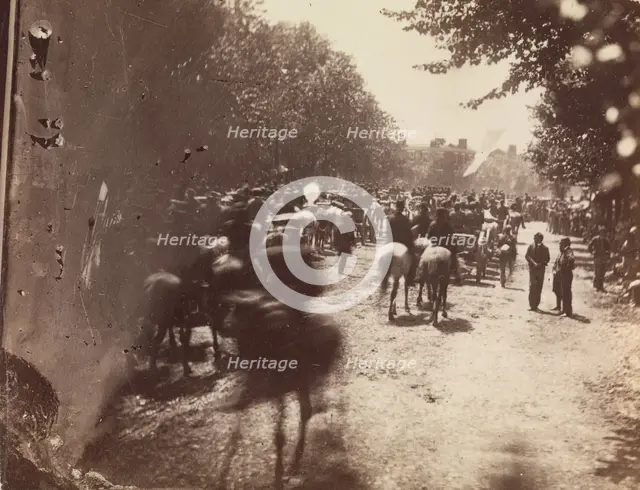[Grand Army Review, Pennsylvania Avenue, Washington], May 23 or 24, 1865. Creator: Alexander Gardner.