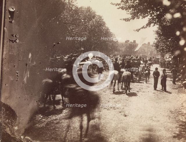 [Grand Army Review, Pennsylvania Avenue, Washington], May 23 or 24, 1865. Creator: Alexander Gardner.