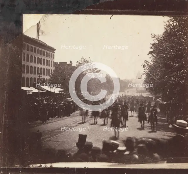 [Grand Army Review, Pennsylvania Avenue, Washington], May 23 or 24, 1865. Creator: Alexander Gardner.