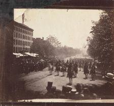 [Grand Army Review, Pennsylvania Avenue, Washington], May 23 or 24, 1865. Creator: Alexander Gardner