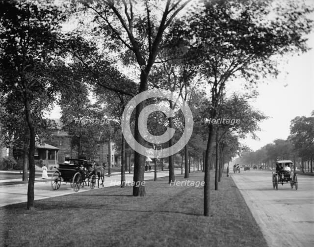 Grand Boulevard, Chicago, Ill., c1907. Creator: Unknown.