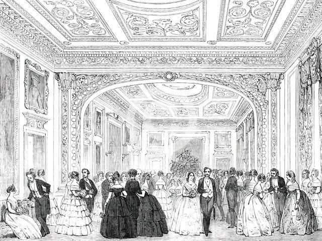 Grand Ball at Devonshire House, on Tuesday, 1850. Creator: Unknown.