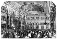 Grand ball in the Exchange..., Liverpool, to Prince and Princess Christian and Prince Arthur, 1868. Creator: Unknown
