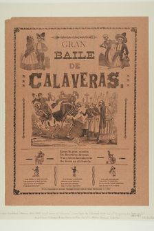 Grand Ball of Calaveras, 1906. Creator: José Guadalupe Posada