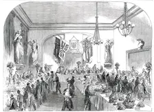 Grand Banquet to the Lord Mayor of London, at Hastings, 1850. Creator: Unknown