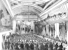 Grand Banquet to Sir H. Pottinger, at Manchester, 1844. Creator: Unknown