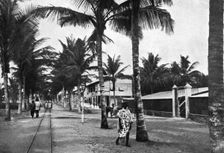 'Grand Bassam. Une rue; L'Ouest Africain 1914. Creator: Unknown