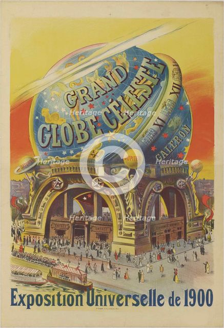 Grand Globe céleste. Exposition uni­verselle de 1900, 1900. Creator: Anonymous.
