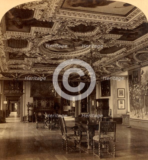 'Grand Dining Hall, Frederiksborg Castle, Denmark', 1897. Creator: Unknown.