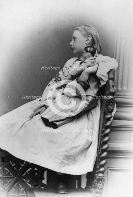 Grand Duchess Vera Constantinovna of Russia, c1861-c1865(?). Artist: Unknown