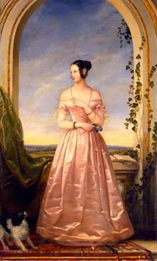 Grand Duchess Alexandra Nikolaevna of Russia (1825-1844), 1840. Creator: Robertson, Christina (1796-1854)