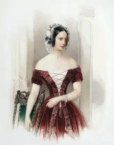 Grand Duchess Alexandra Nikolaevna of Russia (1825-1844), c1840. Creator: Hau (Gau), Vladimir (Woldemar) Ivanovich (1816-1895)