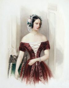Grand Duchess Alexandra Nikolaevna of Russia (1825-1844), c1840. Creator: Hau (Gau), Vladimir (Woldemar) Ivanovich (1816-1895)