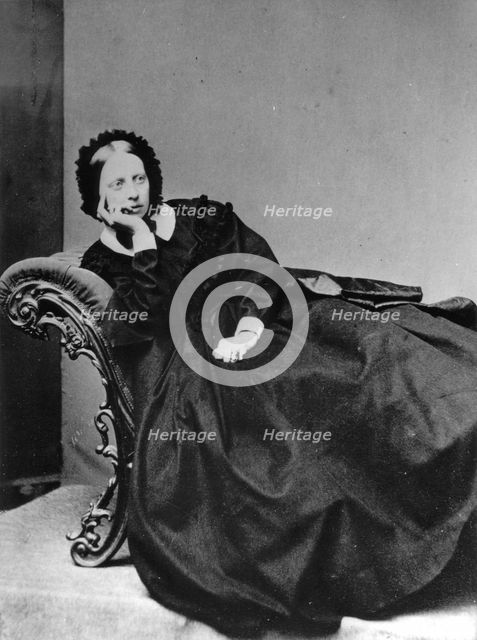 Grand Duchess Alexandra Petrovna of Russia, c1860c-1865. Artist: Unknown