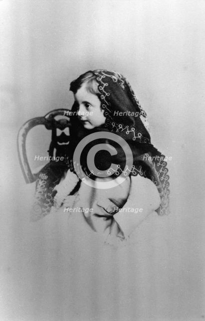 Grand Duchess Anastasia Mikhailovna of Russia, 1865. Artist: Unknown