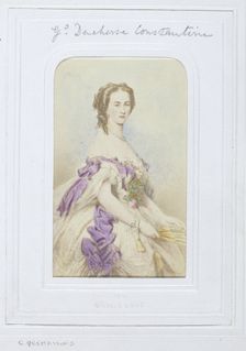 Grand Duchess Constantine, 1860-69. Creator: Émile Desmaisons