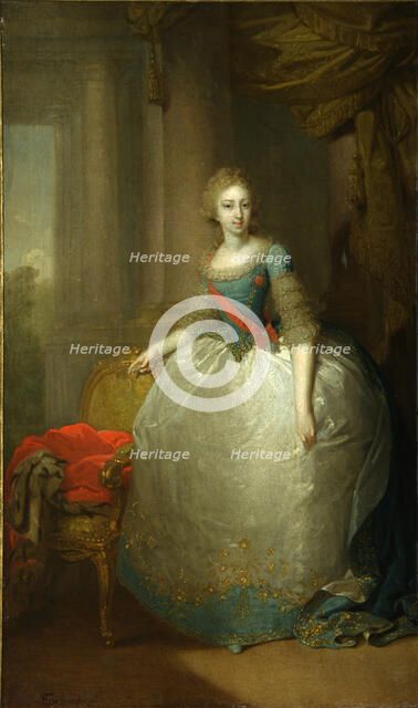 Grand Duchess Elena Pavlovna of Russia (1784-1803), 1797. Artist: Borovikovsky, Vladimir Lukich (1757-1825)