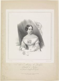 Grand Duchess Elizabeth Mikhailovna of Russia (1826-1845), Duchess of Nassau, ca 1844-1850