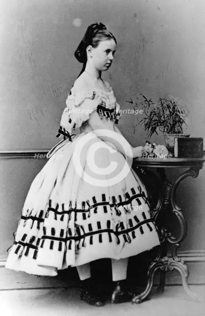 Grand Duchess Maria Alexandrovna of Russia, c1861-c1864. Artist: Unknown