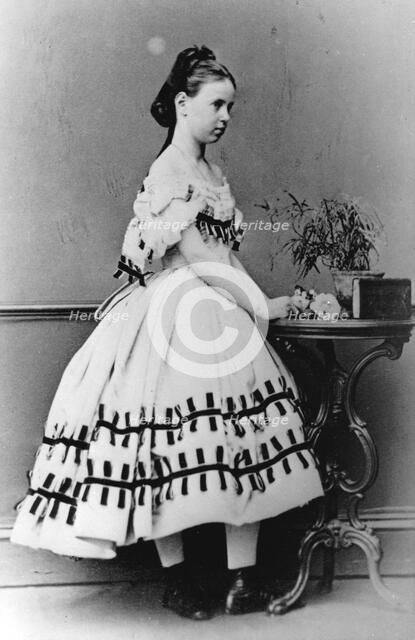 Grand Duchess Maria Alexandrovna of Russia, c1861-c1864. Artist: Unknown