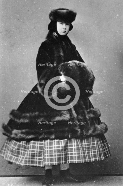 Grand Duchess Maria Alexandrovna of Russia, c1861-c1865. Artist: Unknown