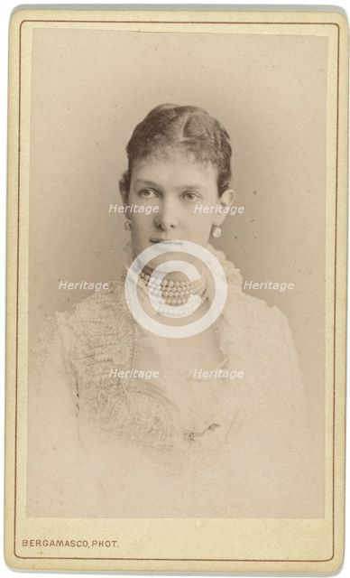 Grand Duchess Maria Pavlovna of Russia (1854-1920), between 1870 and 1880.