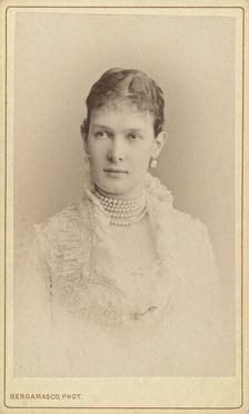 Grand Duchess Marie Paulovna (formerly Princess Marie of Mecklenburg-Schwerin...,between 1870 and 80 Creator: Unknown