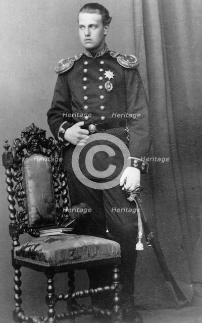 Grand Duke Alexei Alexandrovich of Russia, c1865-c1870(?). Artist: Andrei Deniere