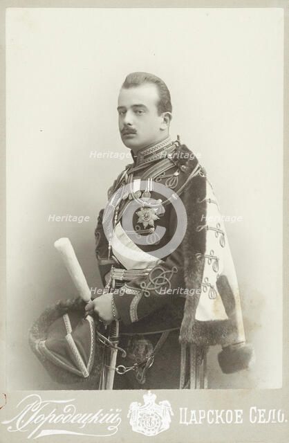 Grand Duke Boris Vladimirovich of Russia (1877-1943), c. 1900. Creator: Photo studio L. Gorodetsky.