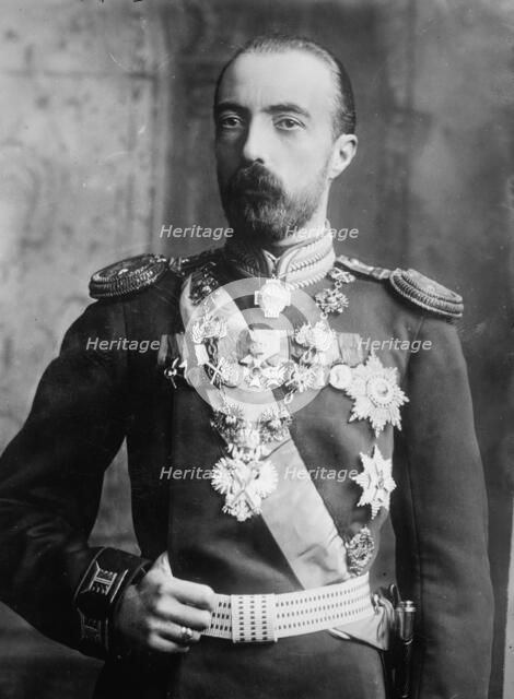 Grand Duke Michael of Russia in uniform, 1910. Creator: Bain News Service.