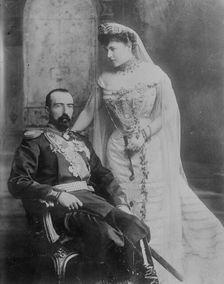 Grand Duke Michael & Countess Torbay [i.e., Torbey], 1913. Creator: Bain News Service