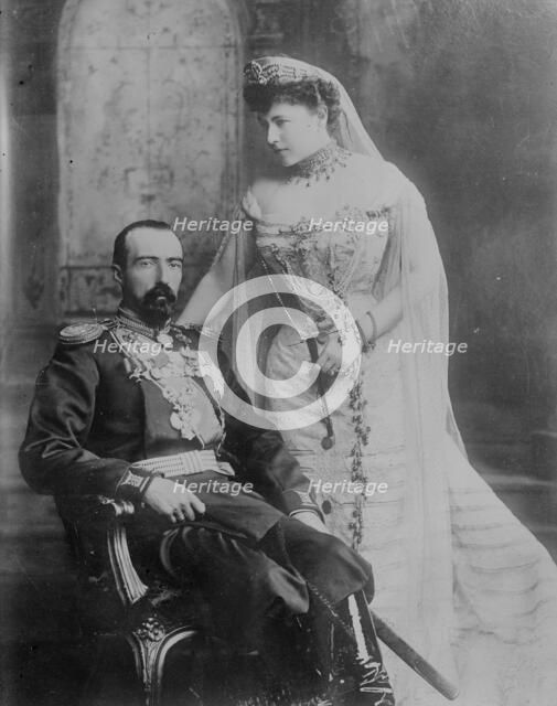 Grand Duke Michael & Countess Torbay [i.e., Torbey], 1913. Creator: Bain News Service.