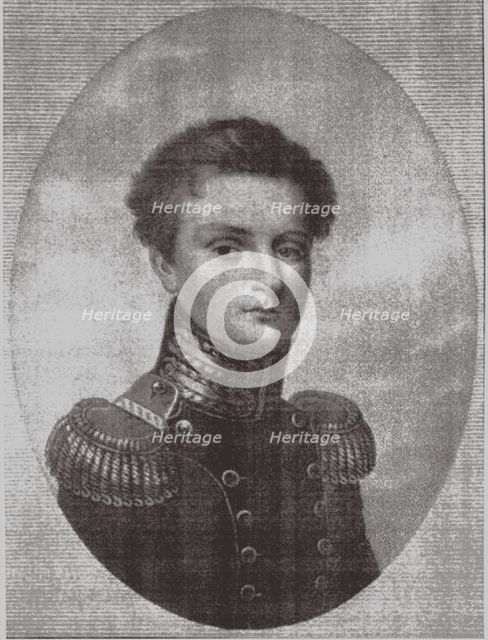 Grand Duke Michael Pavlovich of Russia (1798-1849), c. 1815. Artist: Anonymous  
