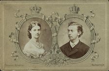 Grand Duke Nicholas Alexandrovich of Russia (1843-1865) and Princess Dagmar of Denmark, 1865. Creator: Hansen, Georg Emil (1833-1891)