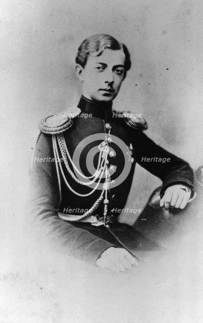 Grand Duke Nicholas Alexandrovich of Russia, c1861-c1864. Artist: Unknown