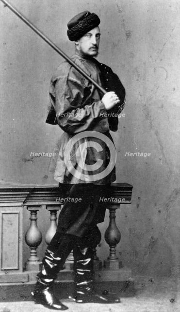 Grand Duke Nicholas Nikolaevich (the Elder) of Russia, c1860-c1864. Artist: Unknown