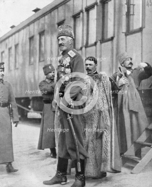 Grand Duke Nikolai Nikolaevich, Russian First World War general, 16-17 March 1917. Creator: Unknown.