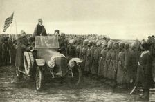 Grand Duke Nikolai congratulates Russian troops...Erzerum, Turkey, First World War, 1916, (c1920). Creator: Unknown