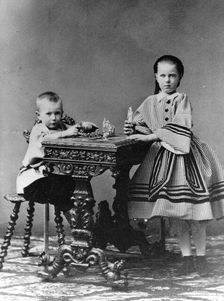 Grand Duke Sergei Alexandrovich and Grand Duchess Maria Alexandrovna of Russia, 1860