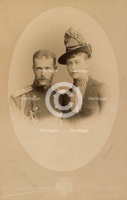 Grand Duke Sergei Alexandrovich and his wife Grand Duchess Elizabeth Fyodorovna, c. 1886.