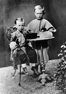 Grand Dukes Paul Alexandrovitch and Sergei Alexandrovitch of Russia, 1863