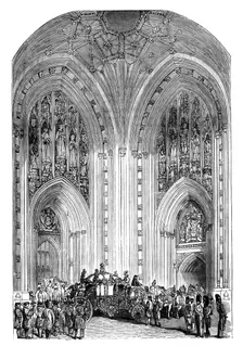 Grand Entrance, Westminster Palace, London, c1888